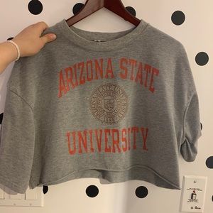 Arizona state cropped tshirt